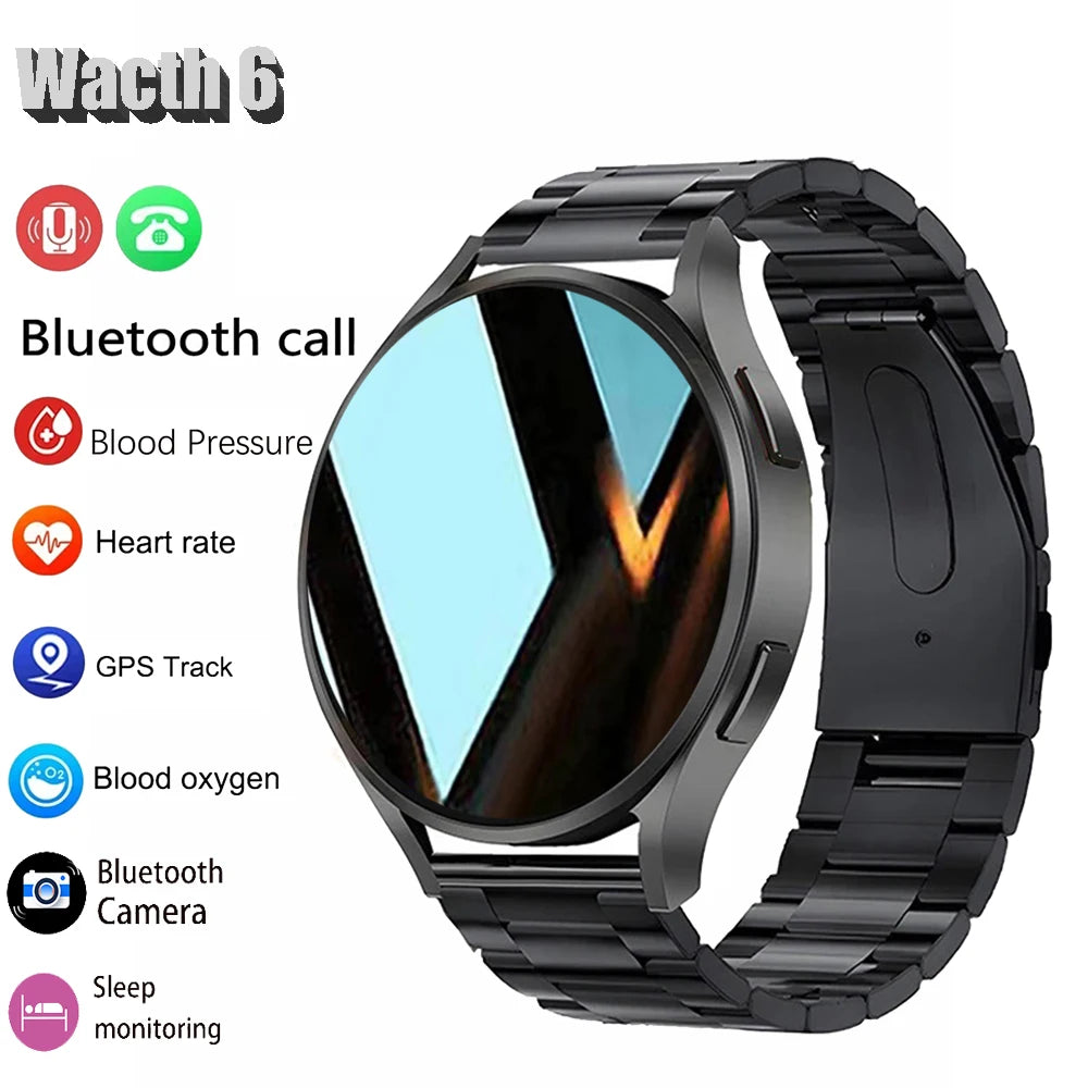 New Smart Watch 6 Men And Woman 1.44 Inch Screen Bluetooth Call Heart Rate Health Monitoring For Sunxing Wacthes 6 Pro Updates